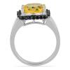 BUY BRAZILIAN CITRINE GEMSTONE BIG STONE RING IN STERLING  SILVER