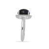 BUY NATURAL STAR SAPPHIRE GEMSTONE HALO RING IN 925 SILVER