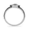 BUY NATURAL TANZANITE GEMSTONE CLASSIC RING IN 925 SILVER