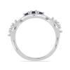 BUY REAL BLUE SAPPHIRE GEMSTONE RING IN STERLING SILVER