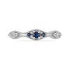 BUY REAL BLUE SAPPHIRE GEMSTONE RING IN STERLING SILVER