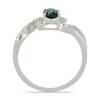 BUY STERLING SILVER REAL LONDON BLUE TOPAZ GEMSTONE CLASSIC RING