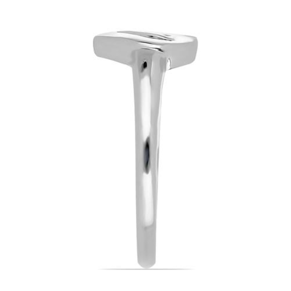 BUY 925 SILVER REAL WHITE DIAMOND DOUBLE CUT GEMSTONE HEART RING