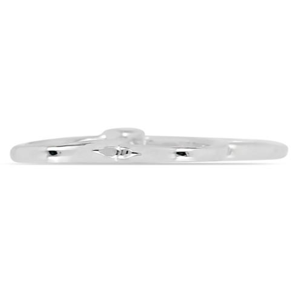 BUY WHITE DIAMOND DOUBLE CUT GEMSTONE STYLISH PENDANT IN STERLING SILVER
