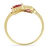 BUY 14K GOLD NATURAL  RUBELLITE GEMSTONE STYLISH RING