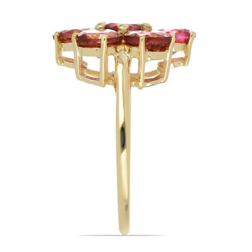 BUY 14K GOLD NATURAL RUBELLITE GEMSTONE STYLISH RING