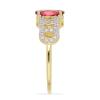 BUY 14K GOLD GENUINE  RUBELLITE GEMSTONE CLASSIC RING