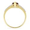 BUY 14K GOLD NATURAL RHODOLITE GEMSTONE CLASSIC RING