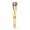 BUY STERLING SILVER GOLD PLATED NATURAL IOLITE GEMSTONE RING