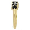 BUY NATURAL BLACK ONYX MULTI GEMSTONE RING IN STERLING SILVER