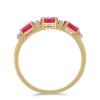 BUY 14K GOLD  STYLISH NATURAL RUBELLITE GEMSTONE  RING