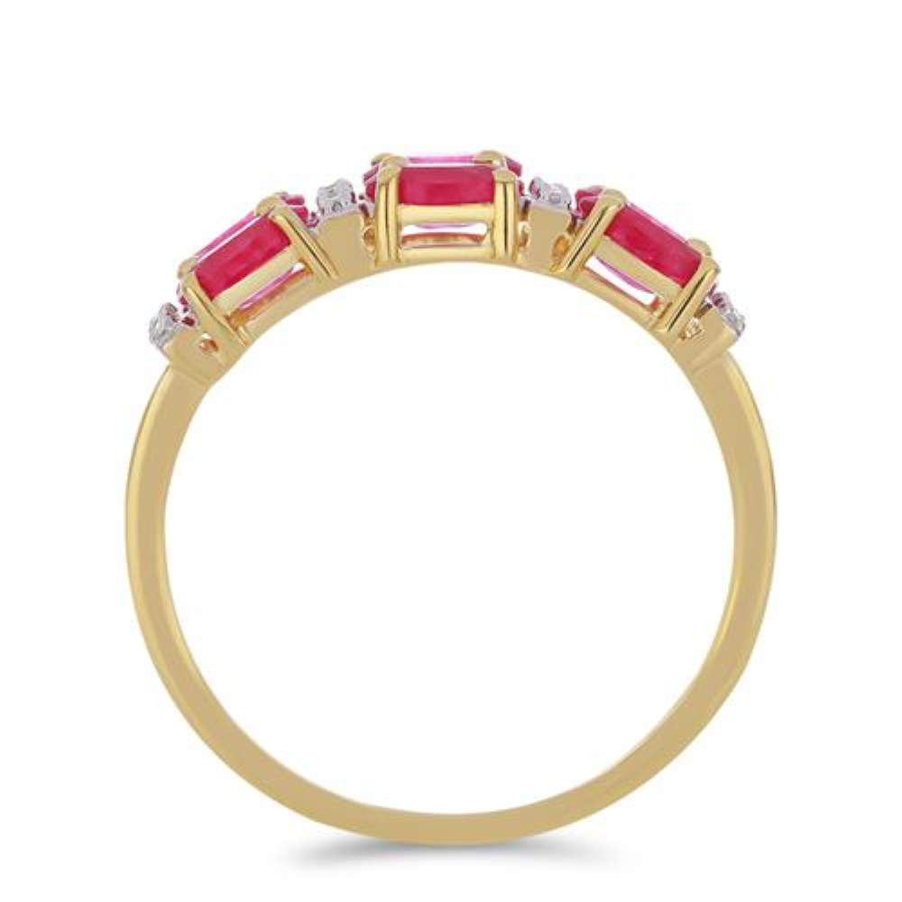 BUY 14K GOLD  STYLISH NATURAL RUBELLITE GEMSTONE  RING