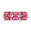 BUY 14K GOLD  STYLISH NATURAL RUBELLITE GEMSTONE  RING