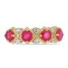 BUY 14K GOLD REAL RUBELLITE GEMSTOME RING
