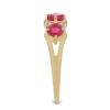 BUY 14K GOLD REAL RUBELLITE GEMSTOME RING