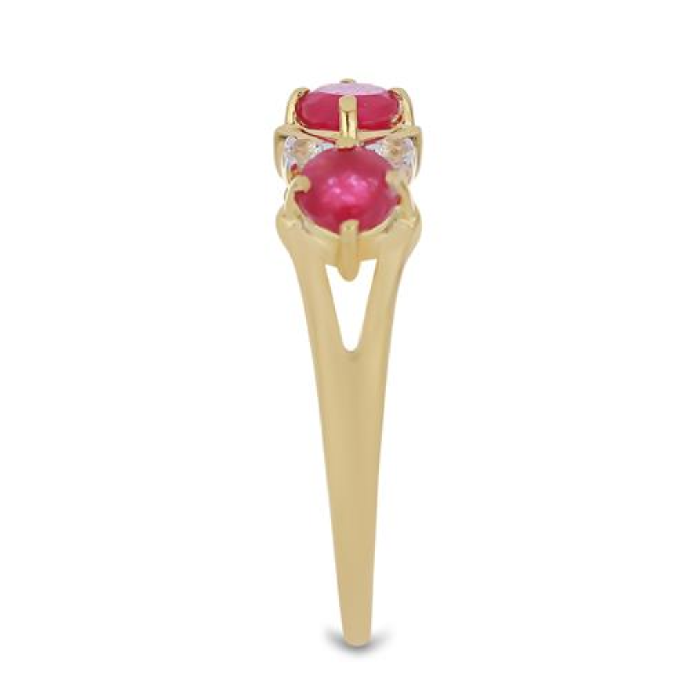 BUY 14K GOLD REAL RUBELLITE GEMSTOME RING