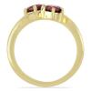 BUY NATURAL RHODOLITE GEMSTONE STYLISH RING IN 925 SILVER