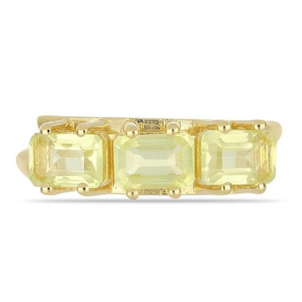 BUY 925 SILVER NATURAL LEMON TOPAZ  GEMSTONE RING