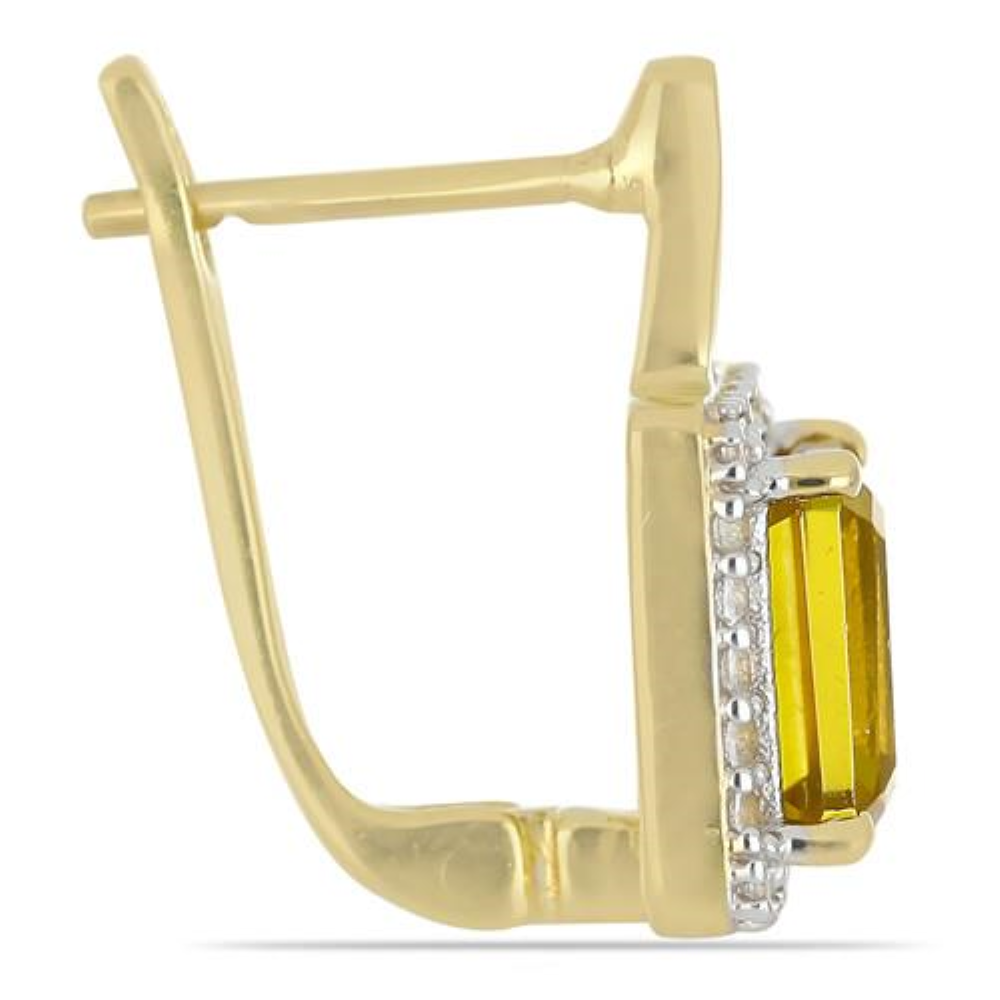 BUY 925 SILVER GOLD PLATED NANO ZULTANITE GEMSTONE HALO EARRINGS