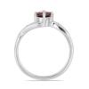 BUY REAL GARNET GEMSTONE CLASSIC RING IN STERLING SILVER