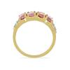 BUY 14K GOLD NATURAL PURPLE SPINEL MULTI GEMSTONE  RING