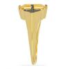 BUY 14K GOLD REAL CITRINE GEMSTONE CLASSIC RING WITH WHITE DIAMOND