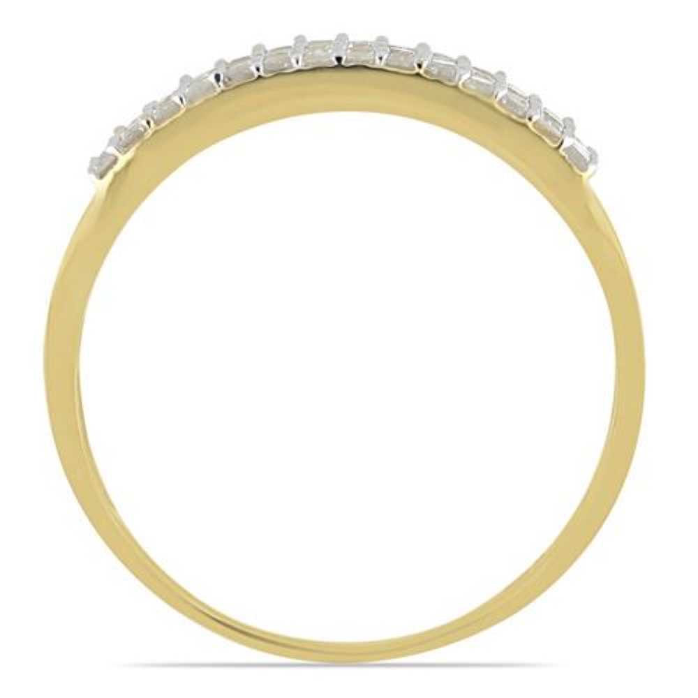 BUY 14K GOLD REAL WHITE DIAMOND GEMSTONE CLUSTER RING