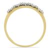 BUY 14K GOLD WHITE DIAMOND GEMSTONE CLUSTER RING