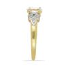 BUY 14K GOLD WHITE DIAMOND GEMSTONE CLASSIC RING