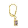 BUY 925 SILVER GOLD PLATED NATURAL GARNET GEMSTONE EARRINGS