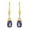 BUY 925 SILVER GOLD PLATED NATURAL GARNET GEMSTONE EARRINGS