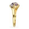  BUY SYNTHETIC ALEXANDRITE MULTI STONE RING IN 925 SILVER