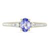 BUY STERLING SILVER TANZANITE GEMSTONE CLASSIC RING