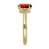 GARNET RING WHOLESALE IN GOLD PLATED 925 SILVER | BULK SINGLE STONE JEWELRY SUPPLIER – JEWELPIN
