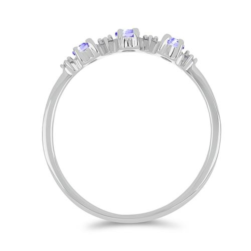 BUY 925 SILVER NATURAL TANZANITE GEMSTONE UNIQUE RING  