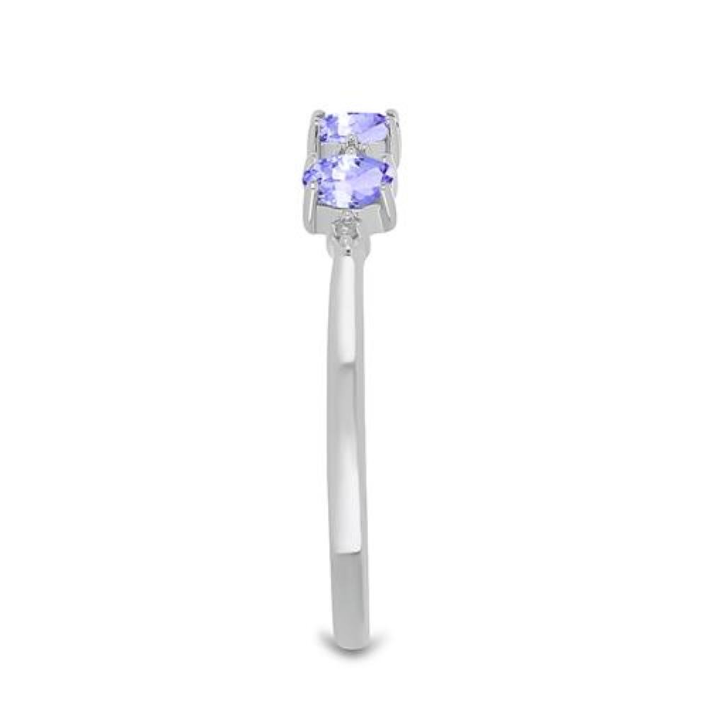BUY 925 SILVER NATURAL TANZANITE GEMSTONE UNIQUE RING  