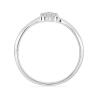 BUY STERLING SILVER REAL WHITE DIAMOND DOUBLE CUT GEMSTONE STAR RING