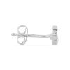 BUY WHITE DIAMOND DOUBLE CUT GEMSTONE EARRINGS IN 925 SILVER