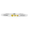 BUY REAL YELLOW DIAMOND DOUBLE CUT GEMSTONE RING IN STERLING SILVER