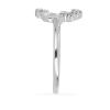 BUY STERLING SILVER NATURAL CHAMPEGNE DIAMOND DOUBLE CUT GEMSTONE RING