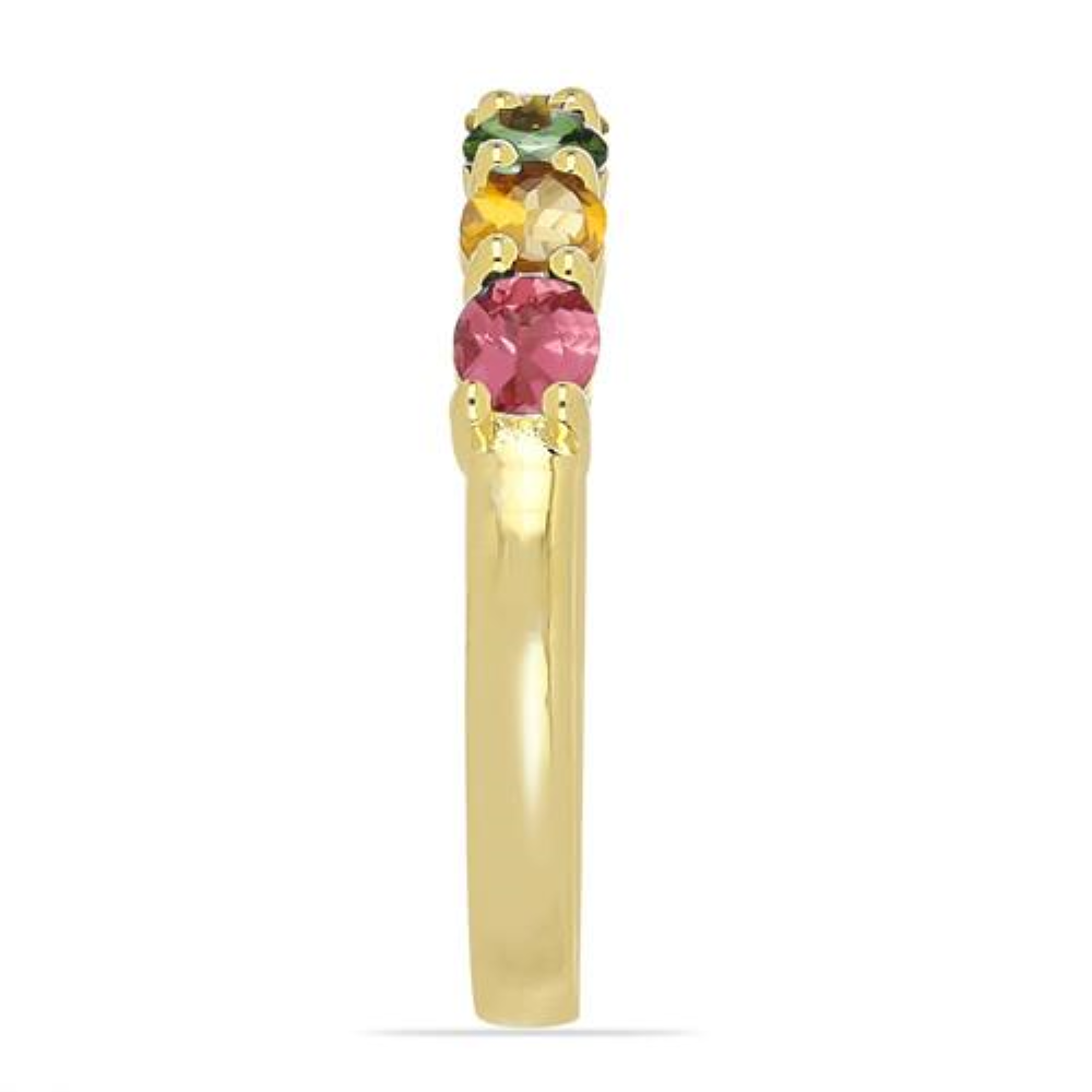 BUY 14K GOLD RING WITH MULTI TOURMALINE GEMSTONE