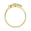 BUY 14K GOLD NATURAL WHITE DIAMOND GEMSTONE CLASSIC RING