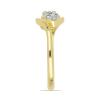 BUY 14K GOLD NATURAL WHITE DIAMOND GEMSTONE CLASSIC RING