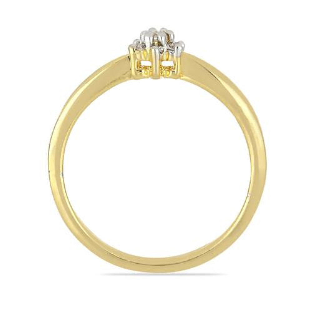 BUY GENUINE 14K GOLD WHITE DIAMOND GEMSTONE CLASSIC RING