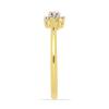 BUY GENUINE 14K GOLD WHITE DIAMOND GEMSTONE CLASSIC RING