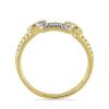 BUY NATURAL WHITE DIAMOND GEMSTONE CLASSIC RING IN 14K GOLD