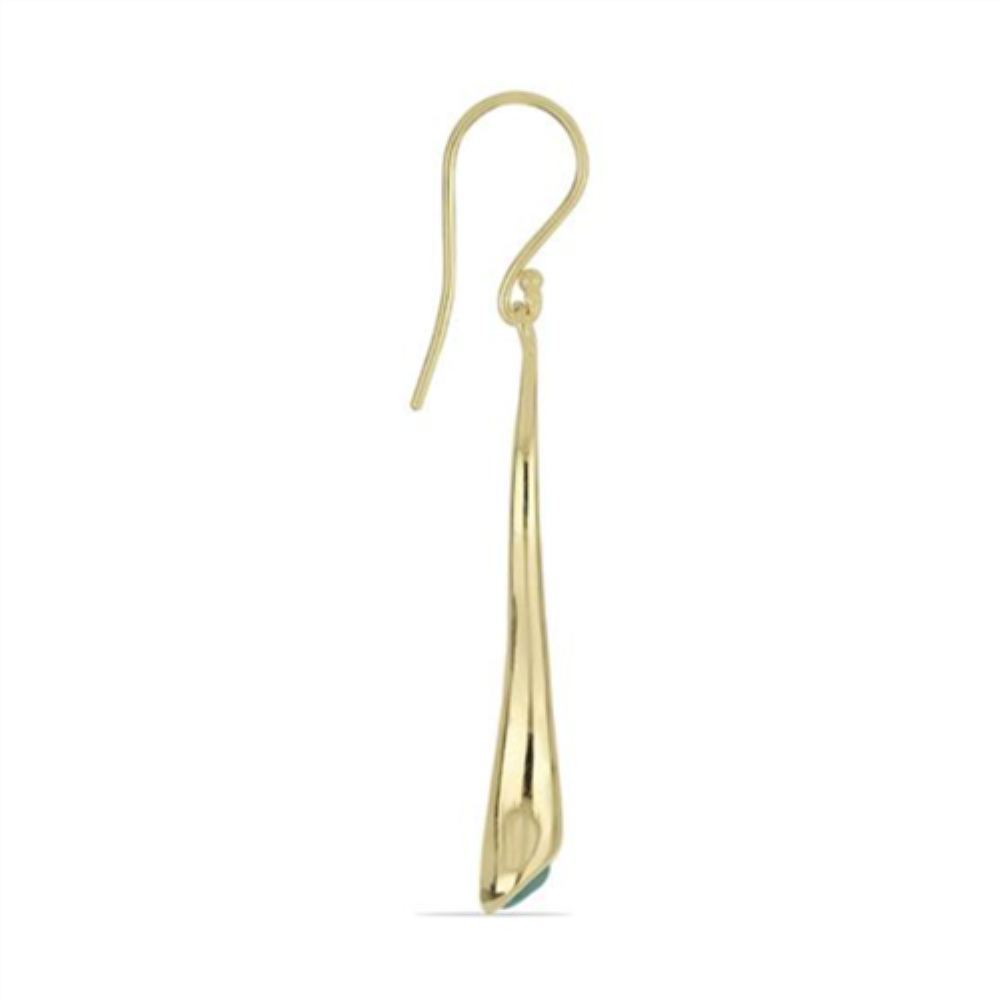 BUY REAL GREEN ONYX GEMSTONE FASHION EARRINGS