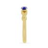 BUY 14K GOLD NATURAL TANZANITE GEMSTONE SINGLE STONE RING
