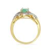 BUY 14K GOLD NATURAL EMERALD GEMSTONE CLASSIC RING