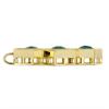 BUY GENUINE GREEN ONYX MULTI STONE BRASS PENDANT